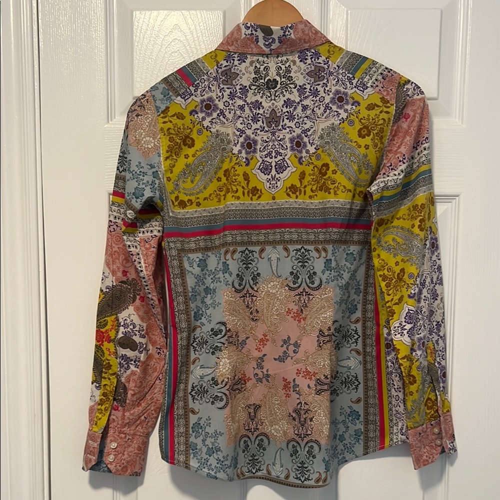 Etro Multicolor Patchwork Blouse - Picture 6 of 12